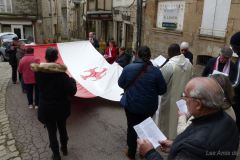 La montée du drapeau ostensionnaire